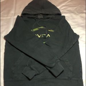 💛S black and camo RVCA hoodie💛